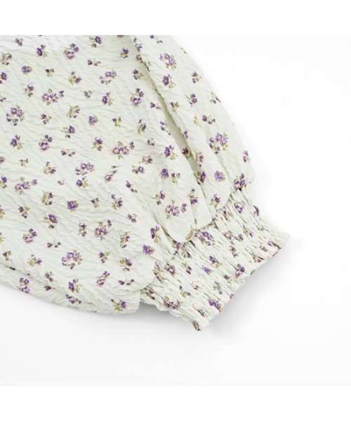 flower（フラワー）の「スウィーティーブーケブラウス（シャツ/ブラウス・レディース・ホワイト/カーキ・FREE）」の15枚目の写真