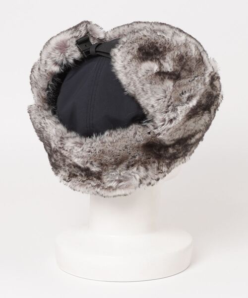THE NORTH FACE(ザノースフェイス)の「THE NORTH FACE INSULATION BOMBER CAP / ザ・ノース・フェイス インサレーションボンバーキャップ(キャップ・メンズ・ブラック/オリーブ・L/M)」の3枚目の写真