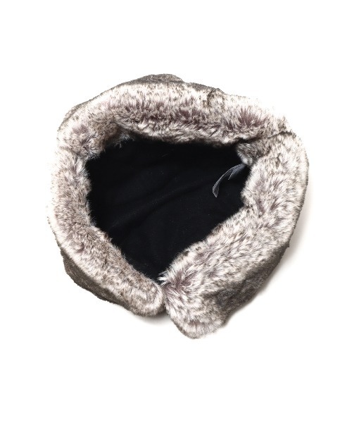 THE NORTH FACE(ザノースフェイス)の「THE NORTH FACE INSULATION BOMBER CAP / ザ・ノース・フェイス インサレーションボンバーキャップ(キャップ・メンズ・ブラック/オリーブ・L/M)」の8枚目の写真