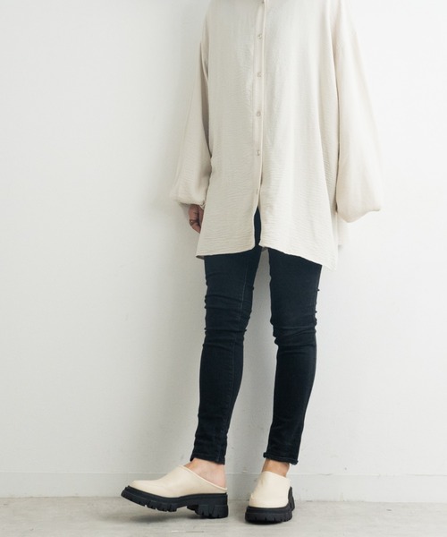 Fabby fabby（ファビィーファビィー）の「スリングバックミュールシューズ（スリッポン・レディース・ベージュ/オフホワイト/ブラック・LARGE/SMALL/MEDIUM）」の10枚目の写真