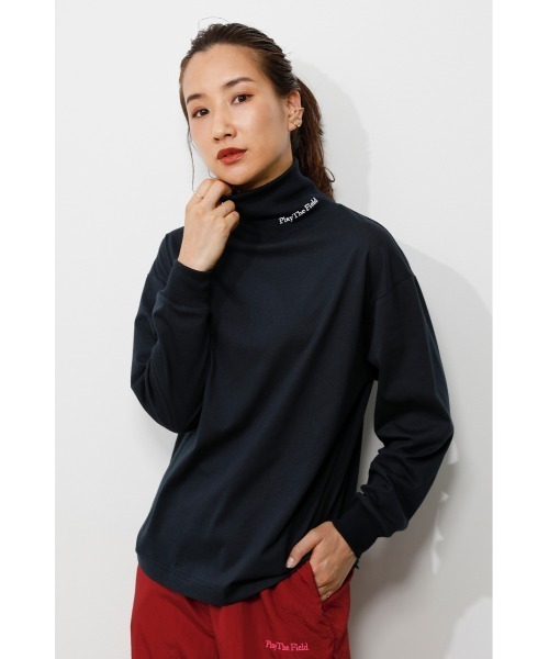 RODEO CROWNS WIDE BOWL(ロデオクラウンズワイドボウル)の「Field mocneck L/T(Tシャツ/カットソー・レディース・オフホワイト/ネイビー/ライトイエロー・FREE)」の3枚目の写真