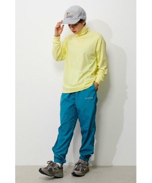 RODEO CROWNS WIDE BOWL(ロデオクラウンズワイドボウル)の「Field mocneck L/T(Tシャツ/カットソー・レディース・オフホワイト/ネイビー/ライトイエロー・FREE)」の6枚目の写真