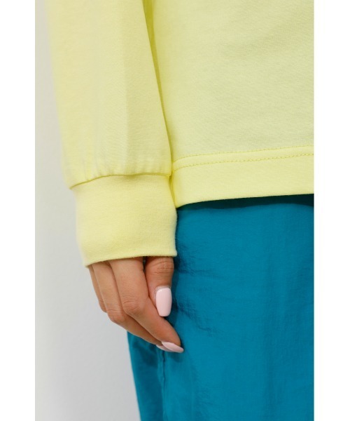 RODEO CROWNS WIDE BOWL(ロデオクラウンズワイドボウル)の「Field mocneck L/T(Tシャツ/カットソー・レディース・オフホワイト/ネイビー/ライトイエロー・FREE)」の5枚目の写真