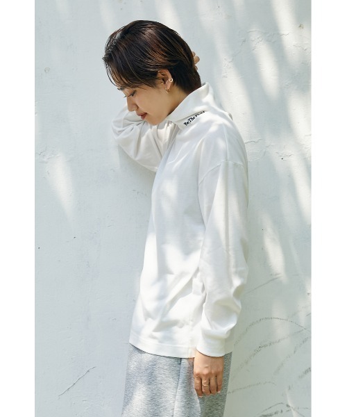 RODEO CROWNS WIDE BOWL(ロデオクラウンズワイドボウル)の「Field mocneck L/T(Tシャツ/カットソー・レディース・オフホワイト/ネイビー/ライトイエロー・FREE)」の11枚目の写真