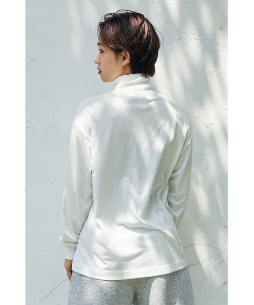 RODEO CROWNS WIDE BOWL(ロデオクラウンズワイドボウル)の「Field mocneck L/T(Tシャツ/カットソー・レディース・オフホワイト/ネイビー/ライトイエロー・FREE)」の15枚目の写真