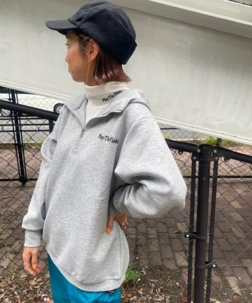 RODEO CROWNS WIDE BOWL(ロデオクラウンズワイドボウル)の「Field mocneck L/T(Tシャツ/カットソー・レディース・オフホワイト/ネイビー/ライトイエロー・FREE)」の18枚目の写真