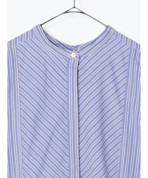 sm2rhythm(サマンサモスモスリズム)の「前後2WAYストライプワンピース(ワンピース・レディース・ベージュ/ネイビー/ブルー・フリ-)」の11枚目の写真