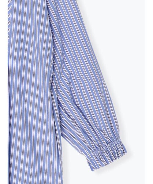 sm2rhythm(サマンサモスモスリズム)の「前後2WAYストライプワンピース(ワンピース・レディース・ベージュ/ネイビー/ブルー・フリ-)」の10枚目の写真