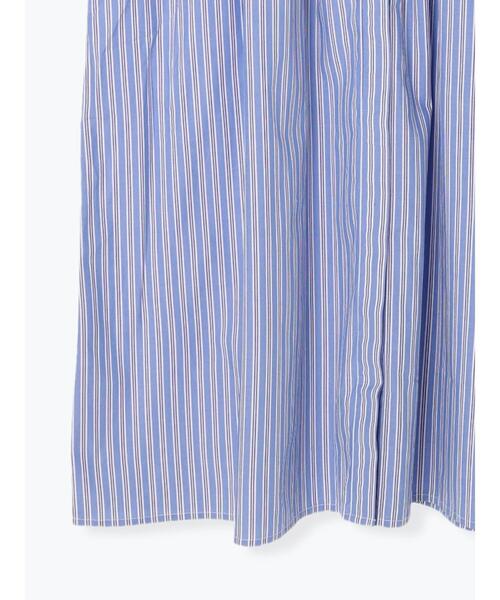 sm2rhythm(サマンサモスモスリズム)の「前後2WAYストライプワンピース(ワンピース・レディース・ベージュ/ネイビー/ブルー・フリ-)」の9枚目の写真