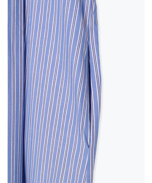 sm2rhythm(サマンサモスモスリズム)の「前後2WAYストライプワンピース(ワンピース・レディース・ベージュ/ネイビー/ブルー・フリ-)」の6枚目の写真