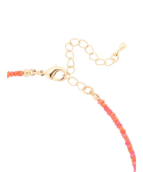 CRAFT STANDARD BOUTIQUE（クラフトスタンダードブティック）の「コイントップビーズネックレス　＊（ネックレス・レディース・グリーン/ブルー/レッド・FREE）」の8枚目の写真