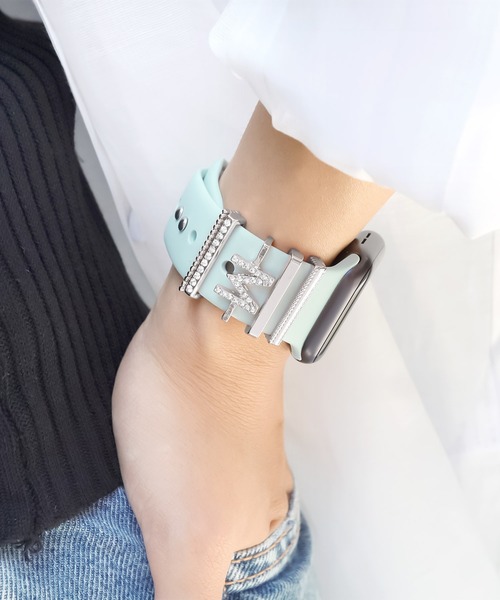 Urban Coral(アーバンコーラル)の「Apple Watch Accessory / アップルウォッチ アクセサリー イニシャルチャーム / Urban Coral(デジタル腕時計・レディース・A/E/H/I/J/K/M/N/R/S/T/Y・FREE)」の21枚目の写真
