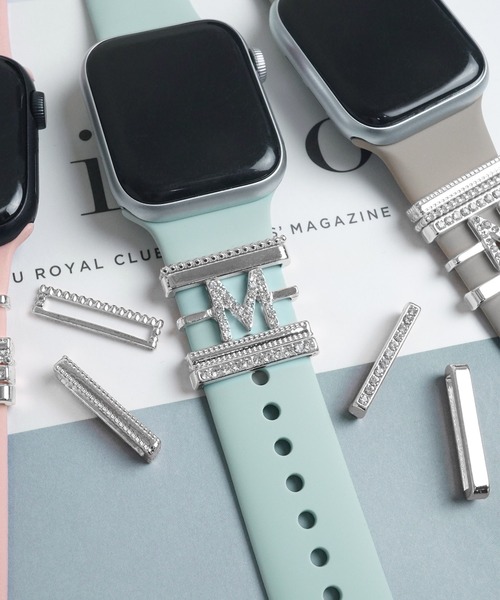 Urban Coral(アーバンコーラル)の「Apple Watch Accessory / アップルウォッチ アクセサリー イニシャルチャーム / Urban Coral(デジタル腕時計・レディース・A/E/H/I/J/K/M/N/R/S/T/Y・FREE)」の15枚目の写真