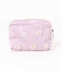 natural couture（ナチュラルクチュール）の「Ｍａ　ｐｅｔａｌ　サテン刺繍ポーチ７月～１２月（ポーチ）」