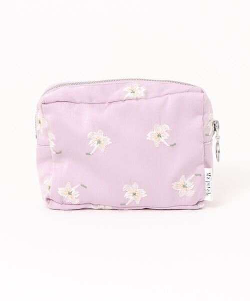 natural couture(ナチュラルクチュール)の「Ma petal サテン刺繍ポーチ7月~12月(ポーチ・レディース・その他1/その他2/その他3/その他4/その他5/その他6・FREE)」の1枚目の写真