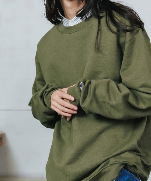 Champion(チャンピオン)の「Champion/チャンピオン PULLOVER プルオーバー クルーネック スウェット トレーナー 2026年春夏(スウェット・メンズ・ホワイト/ブラック/ベージュ/ネイビー/グレー/オリーブ/ダークグレー/シルバーグレー/マルーン/ロイヤルブルー/チャコール/グリーン・S/M/L/XL)」の8枚目の写真