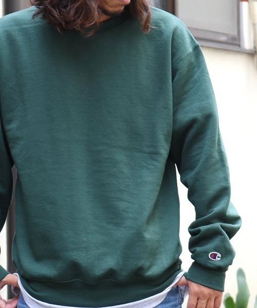 Champion(チャンピオン)の「Champion/チャンピオン PULLOVER プルオーバー クルーネック スウェット トレーナー 2026年春夏(スウェット・メンズ・ホワイト/ブラック/ベージュ/ネイビー/グレー/オリーブ/ダークグレー/シルバーグレー/マルーン/ロイヤルブルー/チャコール/グリーン・S/M/L/XL)」の9枚目の写真