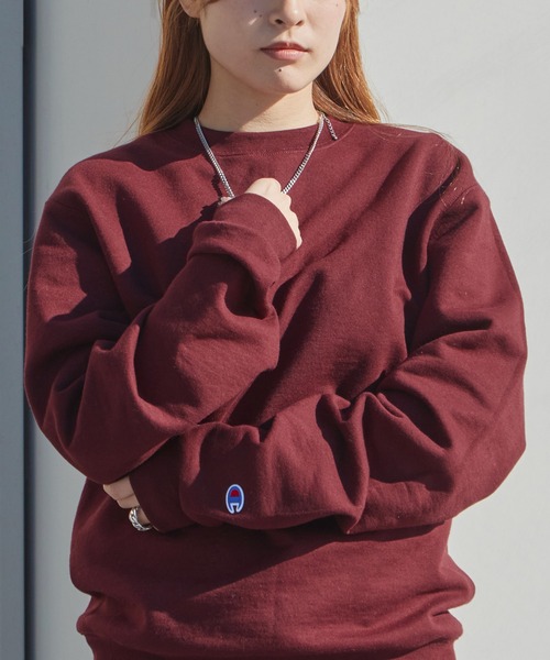 Champion（チャンピオン）の「Champion/チャンピオン PULLOVER  プルオーバー クルーネック スウェット トレーナー 2026年春夏（スウェット・メンズ・ホワイト/ブラック/ベージュ/ネイビー/グレー/オリーブ/ダークグレー/シルバーグレー/マルーン/ロイヤルブルー/チャコール/グリーン・S/M/L/XL）」の22枚目の写真