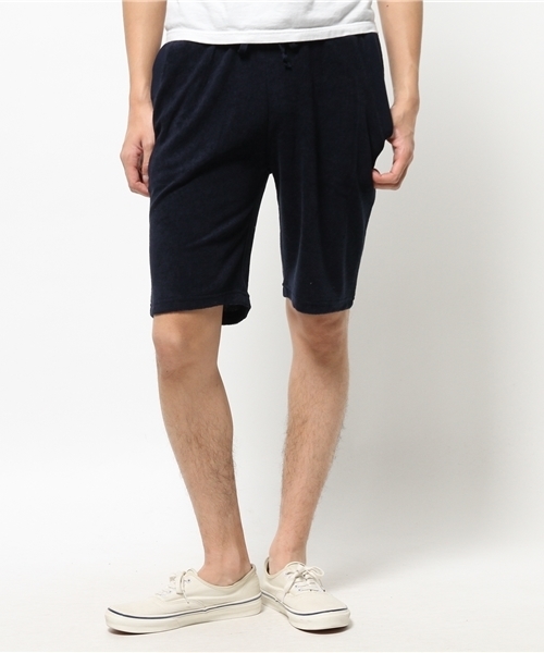 VENCEEXCHANGE(ヴァンスエクスチェンジ)の「パイル無地ショーツ (その他パンツ・メンズ・グレー/ネイビー・LARGE/MEDIUM)」の1枚目の写真