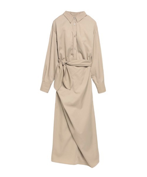 anuans（アニュアンス）の「カシュクールシャツワンピース（ワンピース