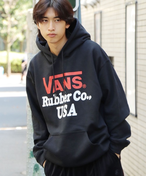 VANS(バンズ)の「VANS/バンズ M RC LOGO H SWT フーディー(パーカー・メンズ・アッシュ/ブルー/ブラック・M/L/XL)」の9枚目の写真
