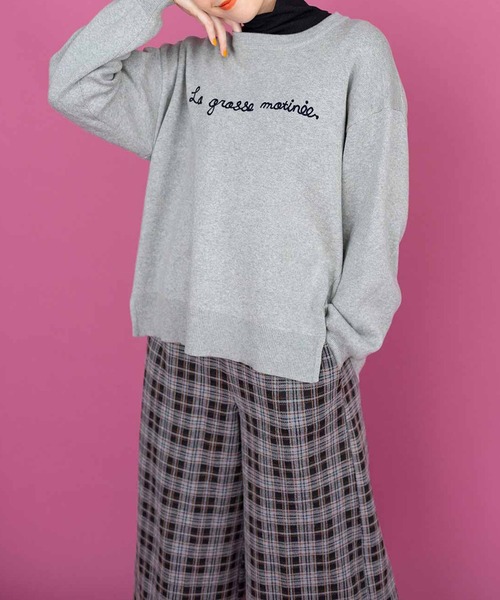 Live in comfort(リブインコンフォート)の「リブ イン コンフォート きちんと見せもらくちんもおまかせ 上品チェックのジャカードカットソーガウチョパンツ(その他パンツ・レディース・ブラック系その他/ベージュ系その他・MEDIUM/LARGE/X-LARGE/XX-LARGE/XXX-LARGE/SMALL)」の17枚目の写真