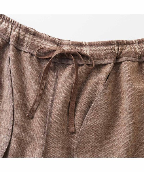 Live in comfort(リブインコンフォート)の「リブ イン コンフォート きちんと見せもらくちんもおまかせ 上品チェックのジャカードカットソーガウチョパンツ(その他パンツ・レディース・ブラック系その他/ベージュ系その他・MEDIUM/LARGE/X-LARGE/XX-LARGE/XXX-LARGE/SMALL)」の7枚目の写真