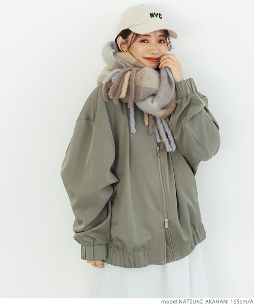 coca(coca)(コカ)の「ふわふわ起毛チェックマフラー(マフラー・レディース・B/A・ONE SIZE)」の7枚目の写真