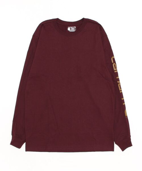Carhartt(カーハート)の「Carhartt/ カーハート / M LseFit HW LS Slve Grphc Tshrt / K231(Tシャツ/カットソー・メンズ・グレー/ブラック/ネイビー/バーガンディー・MEDIUM/X-LARGE/LARGE/SMALL)」の1枚目の写真