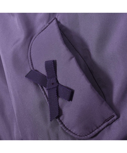 BeBe（ベベ）の「BeBe/タフタファーフード取り外し可能中綿コート(80~150cm)（その他アウター・キッズ・ネイビー/ピンク/パープル・120/150/90/110/140/100/130/80）」の12枚目の写真