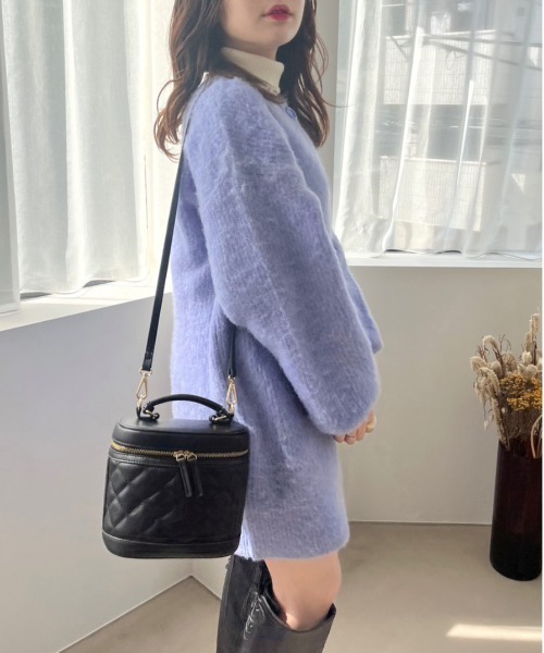 OLIVE des OLIVE（オリーブデオリーブ）の「ふわふわロングカーディガン（カーディガン/ボレロ・レディース・ベージュ/ラベンダー/ホワイト/ブルー・FREE）」の22枚目の写真