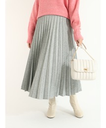 Te chichi | ウーリッシュプリーツスカート(スカート)