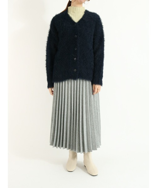 Te chichi(テチチ)の「ウーリッシュプリーツスカート(スカート・レディース・ブラック/グレー/ブラウン・フリ-)」の6枚目の写真