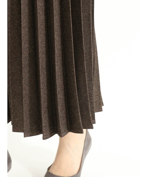 Te chichi(テチチ)の「ウーリッシュプリーツスカート(スカート・レディース・ブラック/グレー/ブラウン・フリ-)」の18枚目の写真