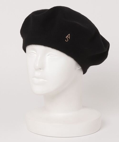 ALLSAINTS（オールセインツ）の「LILA PIN BERET（ハンチング/ベレー帽・レディース・ブラック・ONE SIZE）」の5枚目の写真