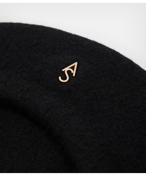 ALLSAINTS（オールセインツ）の「LILA PIN BERET（ハンチング/ベレー帽・レディース・ブラック・ONE SIZE）」の3枚目の写真