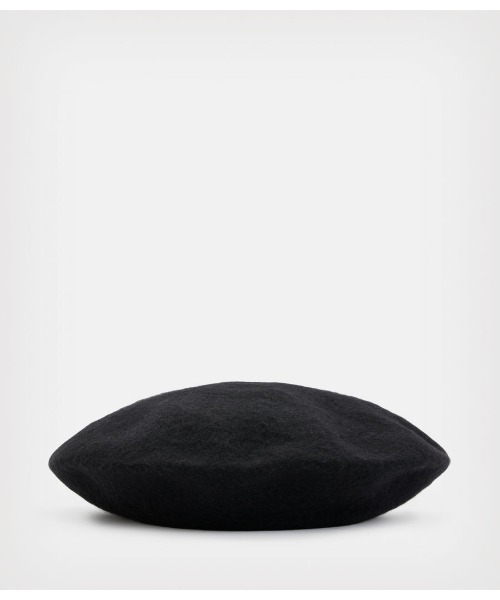 ALLSAINTS（オールセインツ）の「LILA PIN BERET（ハンチング/ベレー帽・レディース・ブラック・ONE SIZE）」の4枚目の写真