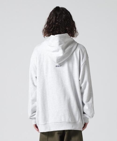 AVIREX(アヴィレックス)の「H.A. PULLOVER PARKA / プルオーバー パーカー / AVIREX / アヴィレックス(パーカー・メンズ・グレー/ホワイト/ブラック・1/2/3)」の18枚目の写真