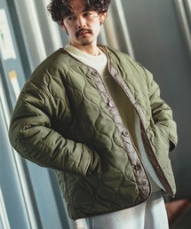 improves | デュスポ リバーシブル キルティングジャケット(ミリタリージャケット)
