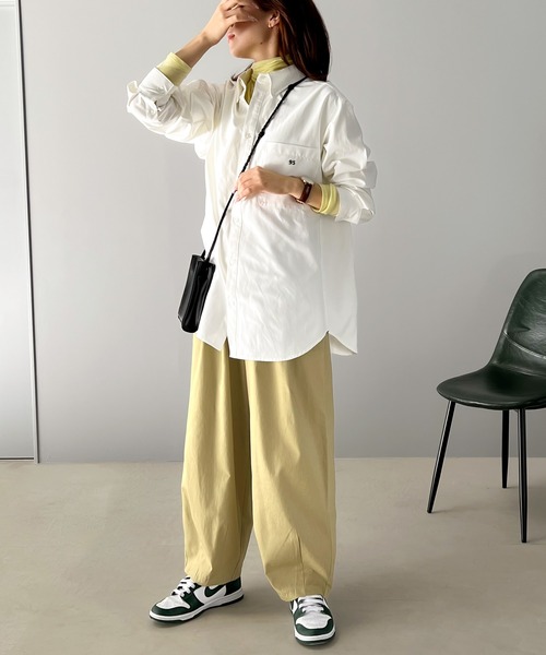 Java(ジャバ)の「《JaVa ジャバコラボ》絶妙なルーズ感。綿100%シャカシャカサーカスパンツ(その他パンツ・レディース・カーキ系/アイボリー/ベージュ/ブラック・SMALL/MEDIUM/LARGE/X-LARGE)」の15枚目の写真