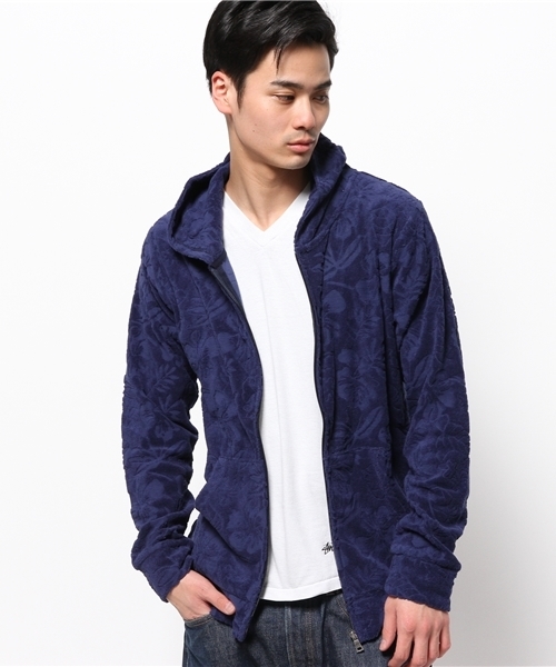 VENCEEXCHANGE（ヴァンスエクスチェンジ）の「ﾊﾟｲﾙﾊﾅｶﾞﾗJQDﾊﾟｰｶｰ               （パーカー・メンズ・ネイビー/オフホワイト/ライトグレー・LARGE/MEDIUM）」の7枚目の写真