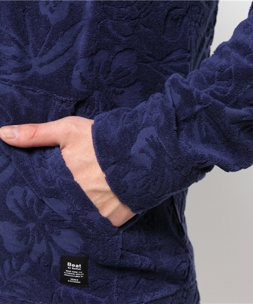 VENCEEXCHANGE（ヴァンスエクスチェンジ）の「ﾊﾟｲﾙﾊﾅｶﾞﾗJQDﾊﾟｰｶｰ               （パーカー・メンズ・ネイビー/オフホワイト/ライトグレー・LARGE/MEDIUM）」の9枚目の写真