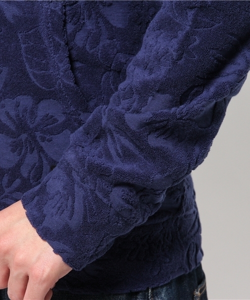 VENCEEXCHANGE（ヴァンスエクスチェンジ）の「ﾊﾟｲﾙﾊﾅｶﾞﾗJQDﾊﾟｰｶｰ               （パーカー・メンズ・ネイビー/オフホワイト/ライトグレー・LARGE/MEDIUM）」の10枚目の写真