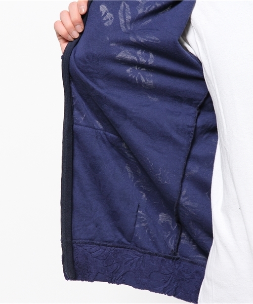 VENCEEXCHANGE（ヴァンスエクスチェンジ）の「ﾊﾟｲﾙﾊﾅｶﾞﾗJQDﾊﾟｰｶｰ               （パーカー・メンズ・ネイビー/オフホワイト/ライトグレー・LARGE/MEDIUM）」の13枚目の写真