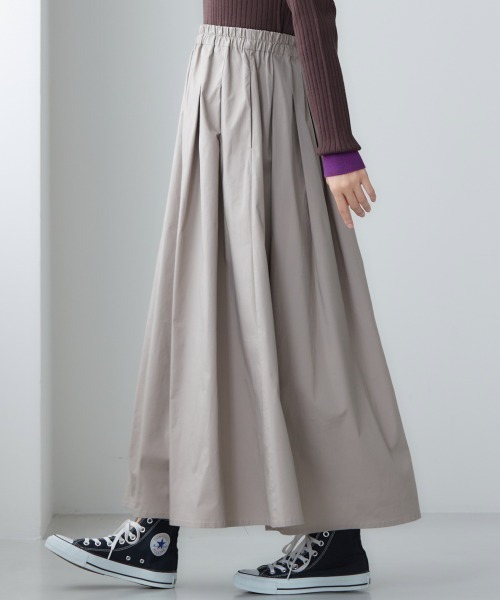 miclat（ミクラ）の「大きいサイズ　ハリ感ボリュームスカート　miclat（スカート・レディース・ベージュ系/ブラック・L/LL/3L/4L/5L）」の15枚目の写真