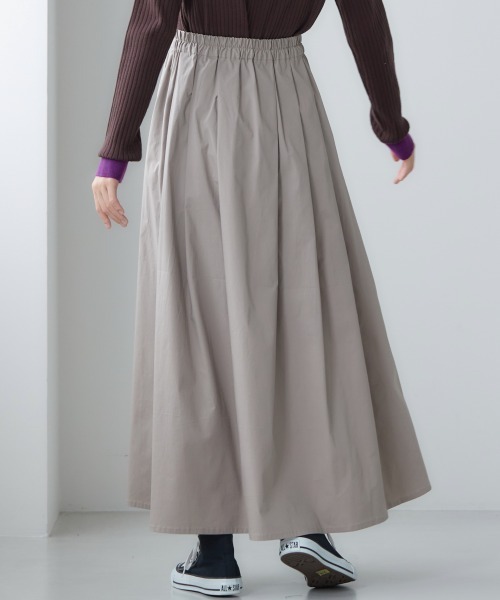 miclat（ミクラ）の「大きいサイズ　ハリ感ボリュームスカート　miclat（スカート・レディース・ベージュ系/ブラック・L/LL/3L/4L/5L）」の16枚目の写真