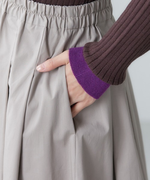 miclat（ミクラ）の「大きいサイズ　ハリ感ボリュームスカート　miclat（スカート・レディース・ベージュ系/ブラック・L/LL/3L/4L/5L）」の13枚目の写真