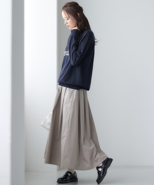 miclat（ミクラ）の「大きいサイズ　ハリ感ボリュームスカート　miclat（スカート・レディース・ベージュ系/ブラック・L/LL/3L/4L/5L）」の18枚目の写真