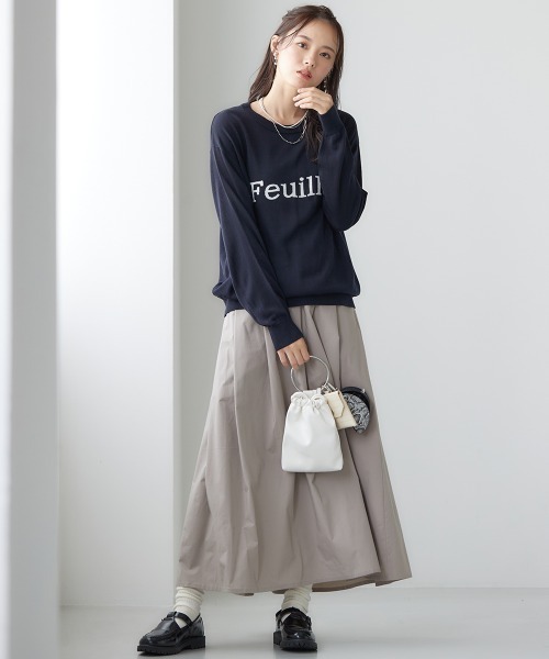 miclat（ミクラ）の「大きいサイズ　ハリ感ボリュームスカート　miclat（スカート・レディース・ベージュ系/ブラック・L/LL/3L/4L/5L）」の22枚目の写真