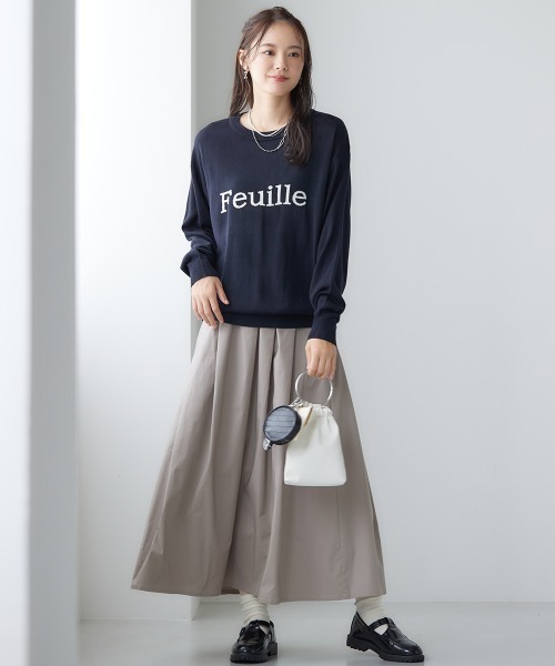 miclat（ミクラ）の「大きいサイズ　ハリ感ボリュームスカート　miclat（スカート・レディース・ベージュ系/ブラック・L/LL/3L/4L/5L）」の5枚目の写真